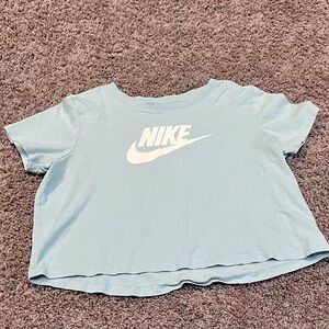 Nike Girls Oversized Cropped Tee